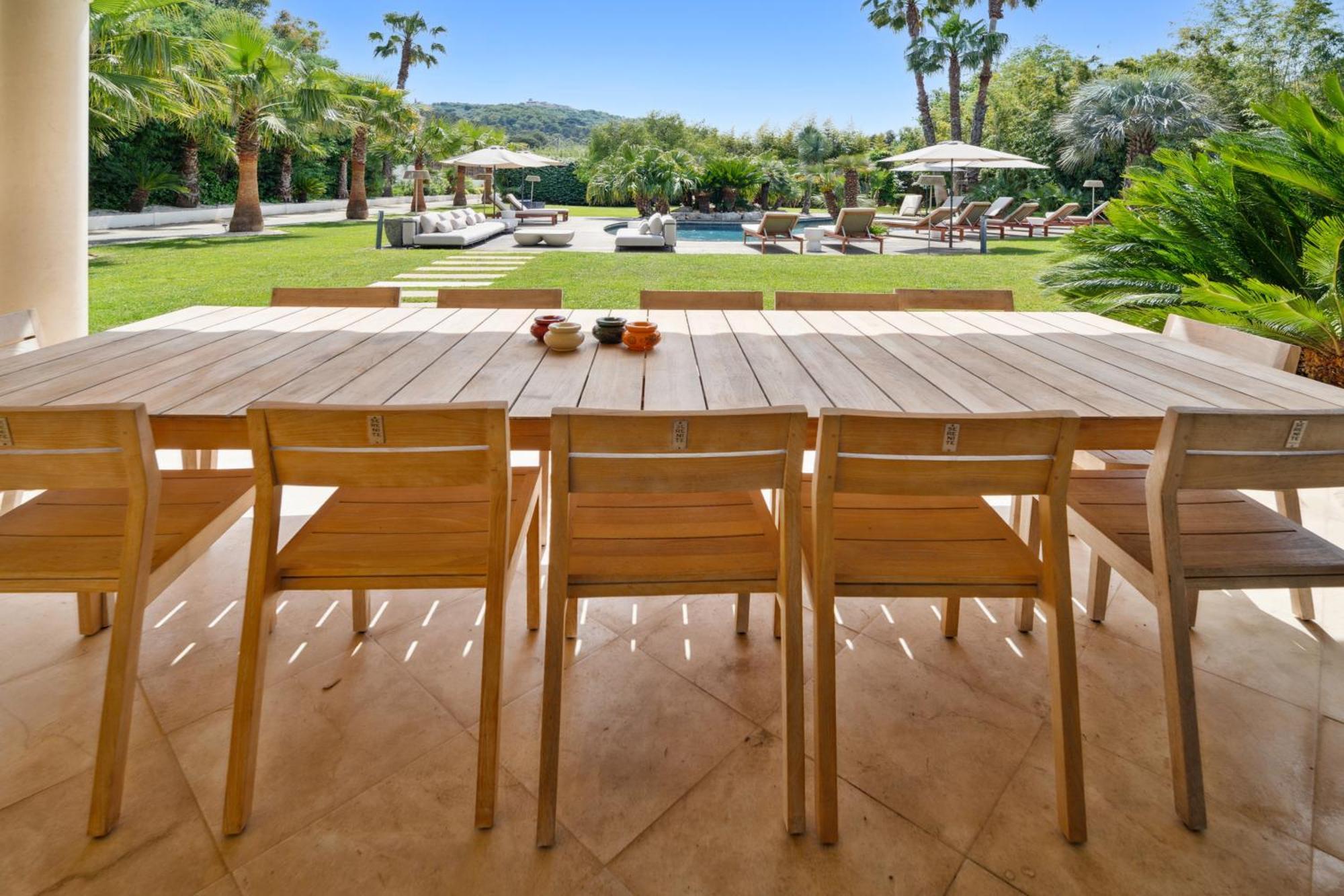 Grande St-tropez Area Avec Piscine Chauffee Villa *
